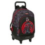 Safta Mochila Trolley Compact Miles Morales Spiderman Marvel con Ruedas y Extraíble