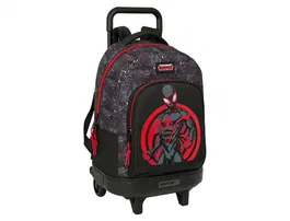 Safta Mochila Grande con Ruedas Compact Extraíble Mickey Miles Morales 450x330x220 mm
