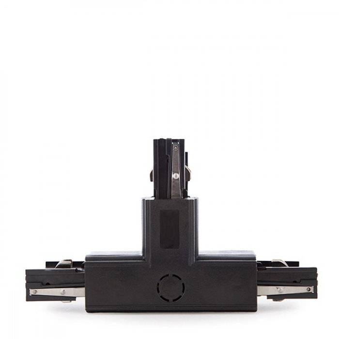 Conector T para Carril Trifásico Negro Conector T para Carril Trifásico Negro
