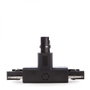 Conector T para Carril Trifásico Negro
