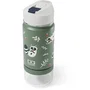 Monbento Botella de Agua y Snack 2 en 1 Twisty Raccoon Aislante para Niños con Pajita