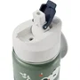 Monbento Botella de Agua y Snack 2 en 1 Twisty Raccoon Aislante para Niños con Pajita