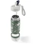 Monbento Botella de Agua y Snack 2 en 1 Twisty Raccoon Aislante para Niños con Pajita