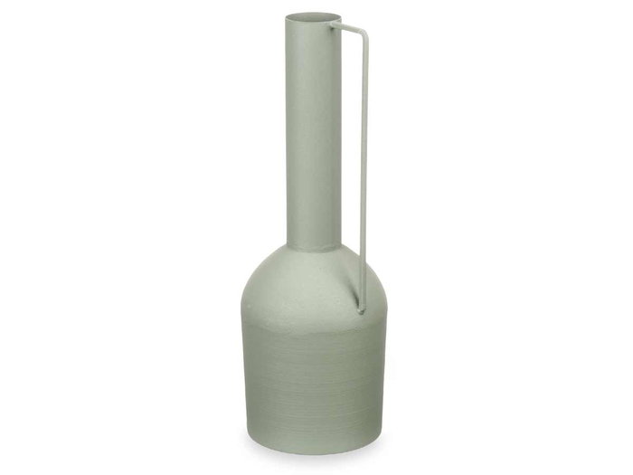 Giftdecor Jarron Alto Acero Verde Pastel 14 cm x 39 cm x 13 cm (Set de 6)