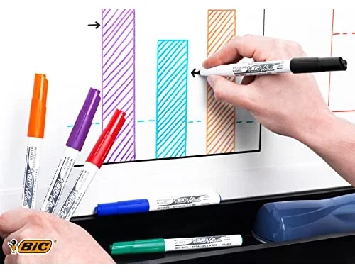 Bic Velleda Rotulador para Pizarra Azul Punta Redonda 1,4 mm