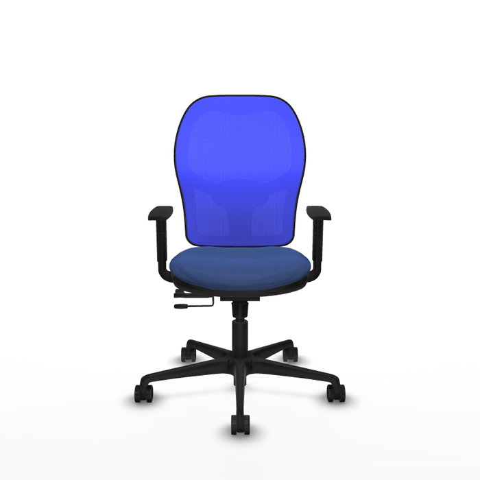 PIQUERAS Y CRESPO Silla de oficina Jorquera con mecanismo Sincro/Traslack Azul PIQUERAS Y CRESPO Silla de oficina Jorquera con mecanismo Sincro/Traslack Azul