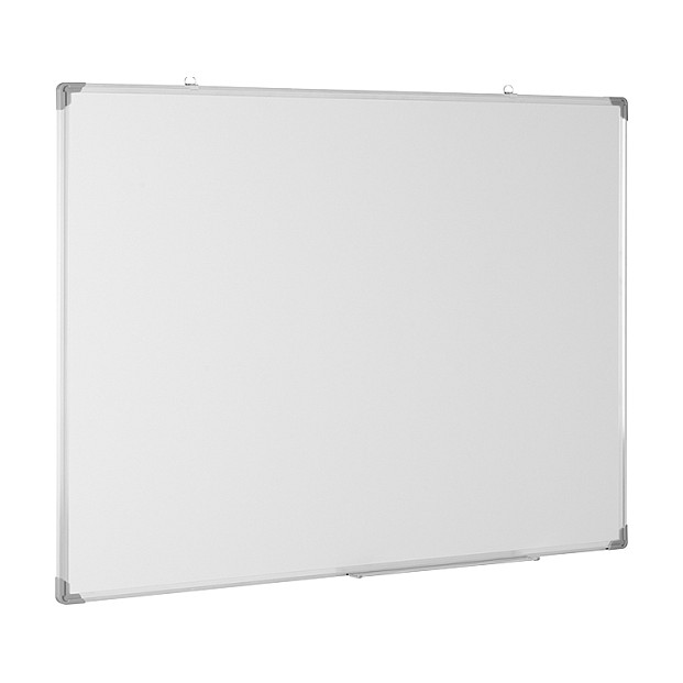 LogiLink Pizarra blanca de metal para montaje en pared 90x60 cm