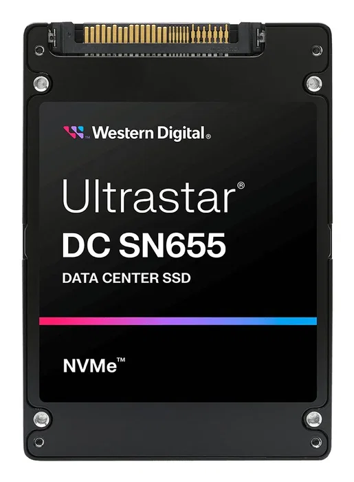 Western Digital Ultrastar DC SN655 - SSD 61.44 TB U.3 PCIe 4.0 NVMe - TLC 3D NAND - 4300 MB/s de lectura - para servidor/estación de trabajo
