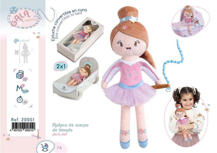 Decuevas Muñeca de cuerpo blando para 3 años