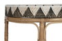 DKD Home Decor Set de 2 Mesas de Centro de Ratán Hechas a Mano