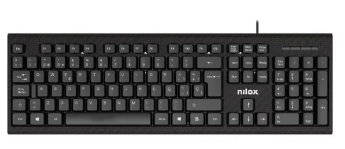 Nilox Combo Teclado y Ratón USB NXKME0011 Negro Español