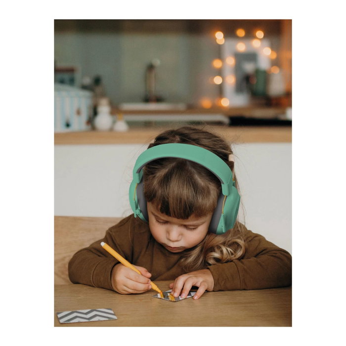 Kidywolf Auriculares con cancelación de ruido para niños, verde Kidywolf Auriculares con cancelación de ruido para niños, verde