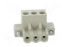 WIELAND Bloque de bornas desmontable hembra 12A gris