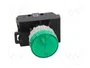 SPAMEL Lámpara de control LED verde 22mm ST22