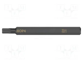 WERA Punta de destornillador Hex Plus HEX 4mm para impacto