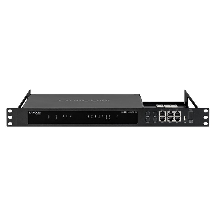 LANCOM Soporte de Montaje para Rack 19"-Befestigungsschiene para Gateways SD-WAN, Negro, Metal LANCOM Soporte de Montaje para Rack 19"-Befestigungsschiene para Gateways SD-WAN, Negro, Metal