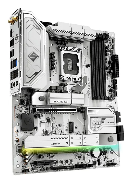 ASRock Z890 Steel Legend WIFI, Intel LGA 1851, Z890, DDR5, ATX, Blanco