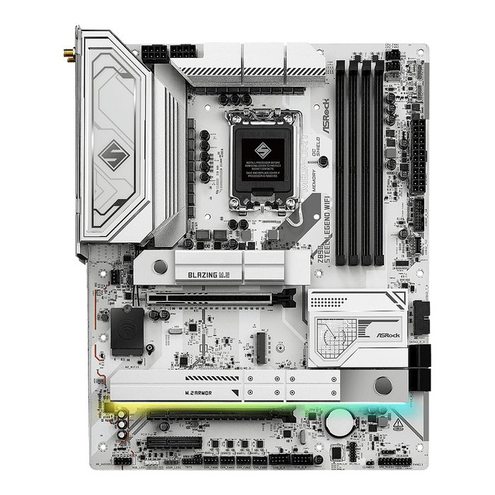 ASRock Z890 Steel Legend WiFi, Placa Base Intel Z890 LGA 1851, ATX, DDR5 hasta 256GB, Wi-Fi 7, Bluetooth 5.4, RAID, 2.5GbE, PCIe 5.0, Blanco ASRock Z890 Steel Legend WiFi, Placa Base Intel Z890 LGA 1851, ATX, DDR5 hasta 256GB, Wi-Fi 7, Bluetooth 5.4, RAID, 2.5GbE, PCIe 5.0, Blanco