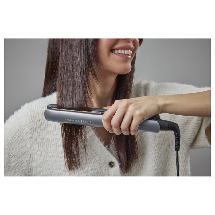 Remington Keratin Protect S8598 Plancha de Pelo con Placas de Queratina y Cerámica, Temperatura Máxima 230°C