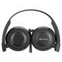SANDBERG 325-30 Saver MiniJack Auriculares Diadema Supraaurales para Viajes, Negro, Plegables, 1.2m Cable, 137g