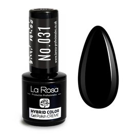 La Rosa Esmalte Semipermanente UV/LED Creme Nº 031 Negro