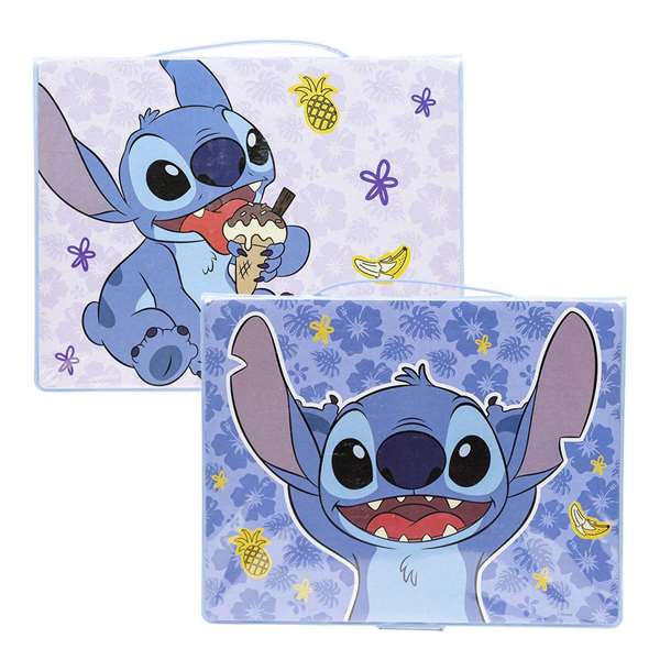 Cerdá Set Papelería Coloreable Caja Stitch Azul claro Cerdá Set Papelería Coloreable Caja Stitch Azul claro