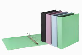 Carpeta De Anillas Pardo Pastel Touch Fº 4 An.Mixtas 40Mm Expositor De 8