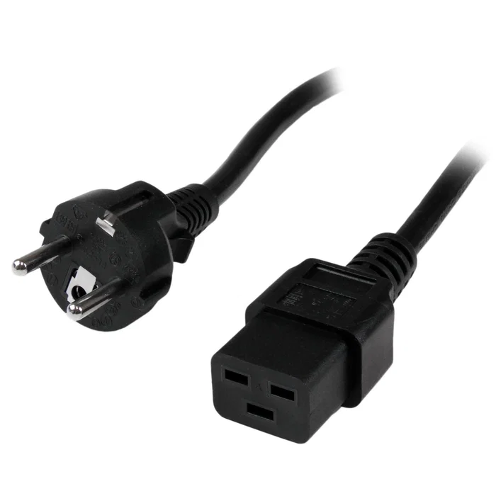 StarTech.com Cable de Alimentación EU Schuko a C19, 2m, 16AWG, 16A 250V, para Ordenador, Impresora, Fuente de Alimentación, Repuesto StarTech.com Cable de Alimentación EU Schuko a C19, 2m, 16AWG, 16A 250V, para Ordenador, Impresora, Fuente de Alimentación, Repuesto