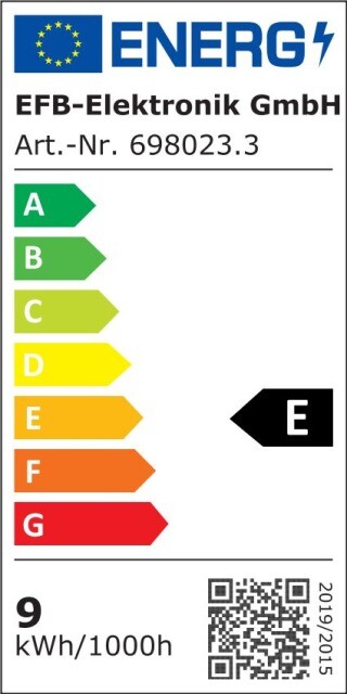 EFB Elektronik Unidad de iluminación Basic LED 19'' 1HE
