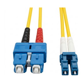 EFB Elektronik Cable de fibra óptica Duplex LC-SC OS2 1m Amarillo