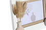 DKD Home Decor Marco de Fotos Shabby Blanco Natural MDF 22 x 18 x 3 cm (4 Unidades)