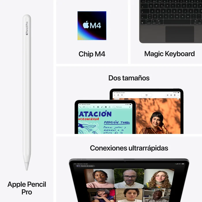 Apple iPad Air 11 (M4) Wi-Fi + Cellular 256 GB Gris Espacial
