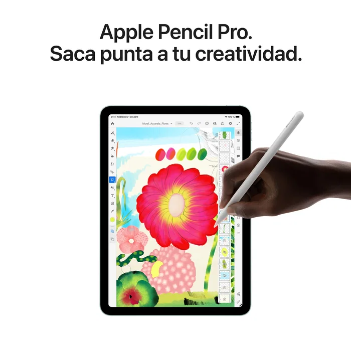 Apple iPad Air 11 (M4) Wi-Fi + Cellular 256 GB Gris Espacial