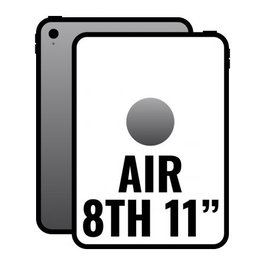 Apple iPad Air 11" (8ª Generación) con Wi-Fi + Cellular 5G, Chip M4, 256GB, Color Gris Espacial - MH7D4TY/A
