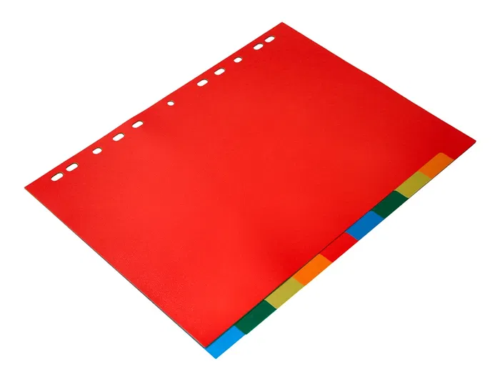 Q-connect Separador Plástico Juego de 10 Separadores DIN A4 Multitaladro Q-connect Separador Plástico Juego de 10 Separadores DIN A4 Multitaladro