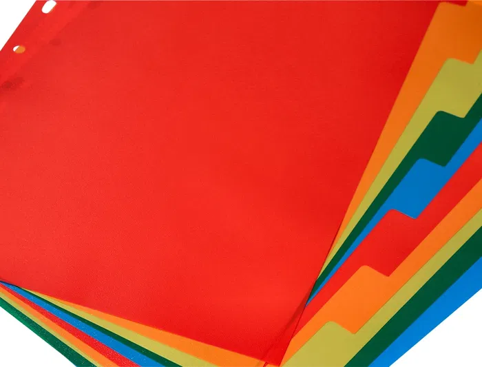 Q-connect Separador Plástico Juego de 10 Separadores DIN A4 Multitaladro Q-connect Separador Plástico Juego de 10 Separadores DIN A4 Multitaladro