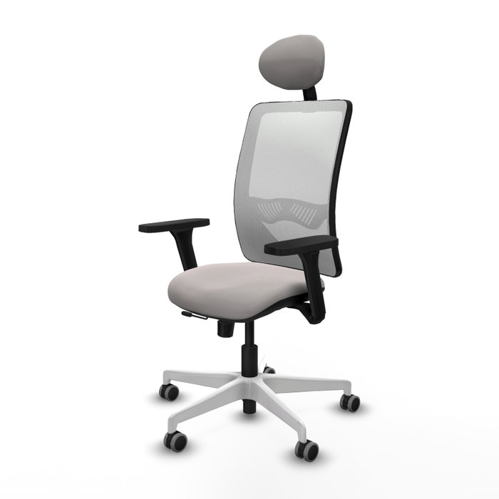 PIQUERAS Y CRESPO Silla de oficina Zulema Blanca con Mecanismo Sincro/Traslack PIQUERAS Y CRESPO Silla de oficina Zulema Blanca con Mecanismo Sincro/Traslack