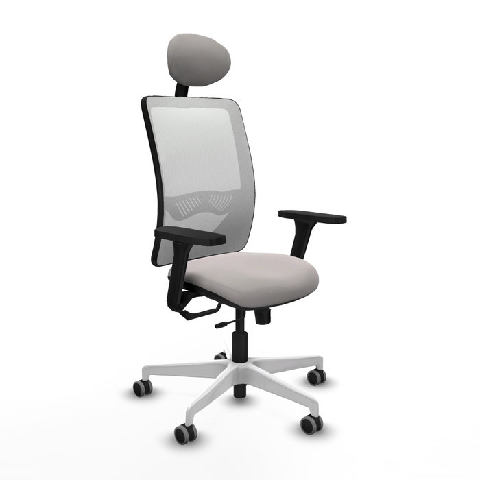 PIQUERAS Y CRESPO Silla de oficina Zulema Blanca con Mecanismo Sincro/Traslack PIQUERAS Y CRESPO Silla de oficina Zulema Blanca con Mecanismo Sincro/Traslack