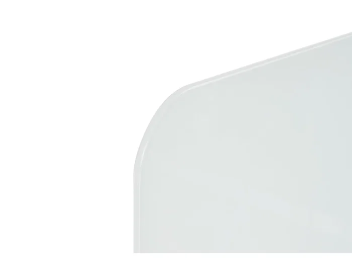 Bi-office Pizarra blanca magnética de cristal templado 120x90 cm