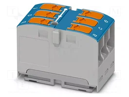 PHOENIX CONTACT PTVFIX 6X2,5 BU Conector de carril azul