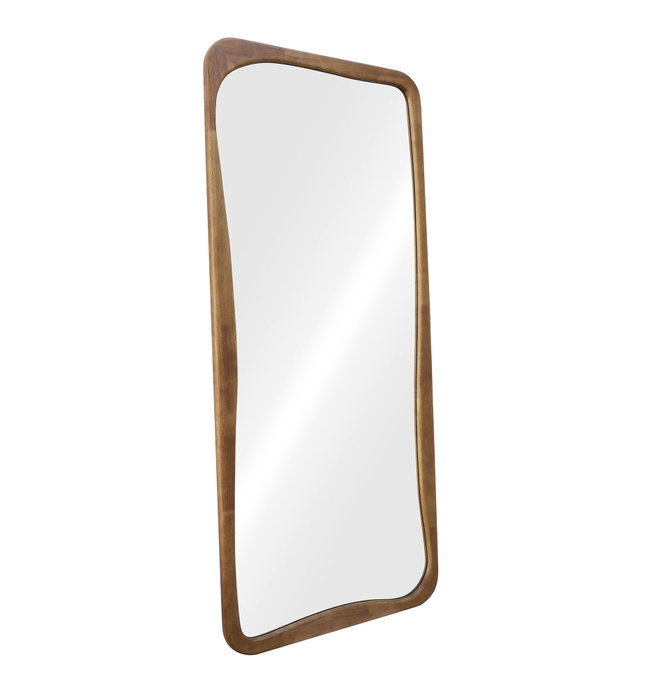 DKD Home Decor Espejo Hevea / Rubberwood Cristal 81x3x178 Natural