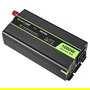 Green Cell INV09 Inversor Coche 12V a 230V 1000/2000W Negro - Convierte Corriente DC a AC, Protección Sobrecarga
