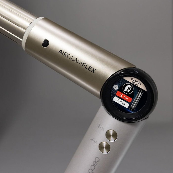 Cecotec Cepillo Moldeador AirGlam 14in1 Flex, 14 accesorios, 1400W, función flex, negro