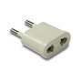 Basics C26 Clavija Modelo A 10A 250V Blanco Polipropileno Europeo Universal
