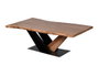 DKD Home Decor Mesa de Centro de Acacia y Metal 115x60x45