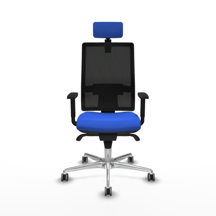 PIQUERAS Y CRESPO Silla de oficina Horna con mecanismo Sincro, Azul y Negro PIQUERAS Y CRESPO Silla de oficina Horna con mecanismo Sincro, Azul y Negro