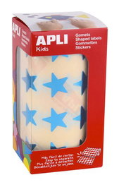 APLI Gomets Metalizados Estrella Grande Azul 1.416 uds.