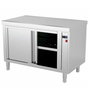 Ideacer Mesa Caliente de Acero Inoxidable 200x70x85 cm