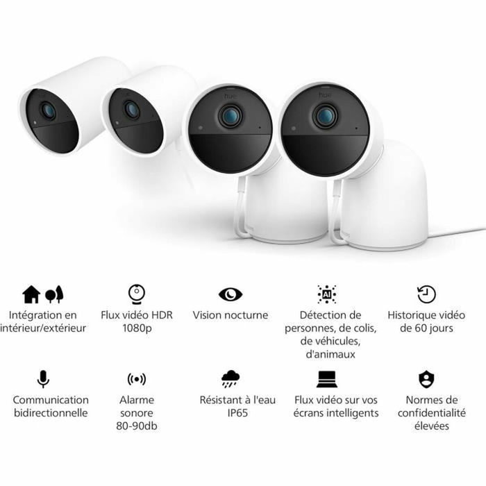 Philips Hue Secure Cámara con cable HD 1080P Blanca Philips Hue Secure Cámara con cable HD 1080P Blanca