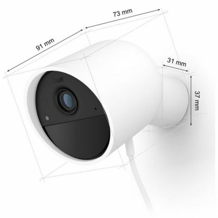Philips Hue Secure Cámara con cable HD 1080P Blanca Philips Hue Secure Cámara con cable HD 1080P Blanca